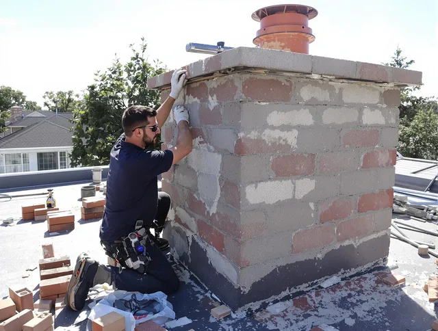 Advanced chimney repair process by Lincoln Chimney Sweep in Lincoln, RI