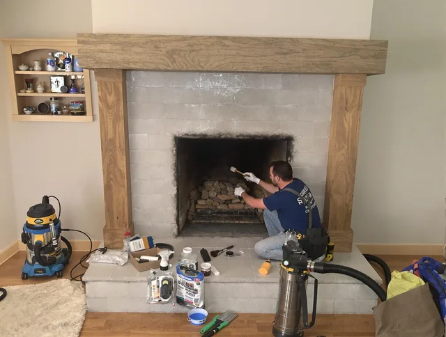 Detailed creosote removal process by Lincoln Chimney Sweep in Lincoln, RI