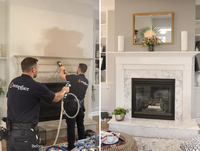 Professional soot removal by Lincoln Chimney Sweep team in Lincoln, RI